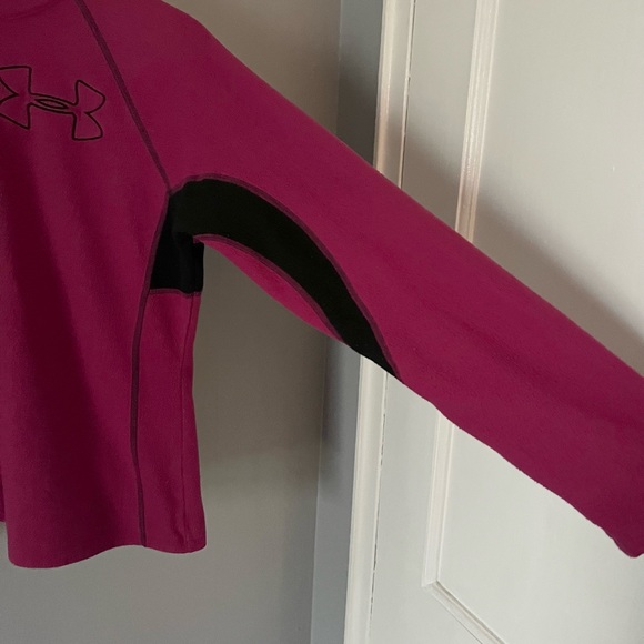 Under Armour 1/4 Zip Fleece Pink Medium - Picture 2 of 10
